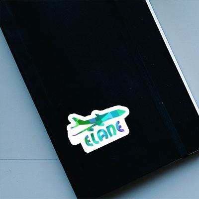 Sticker Jumbo-Jet Elane Laptop Image