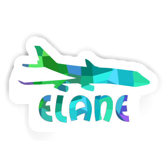 Autocollant Jumbo-Jet Elane Laptop Image