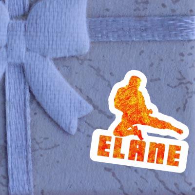 Sticker Elane Karateka Notebook Image