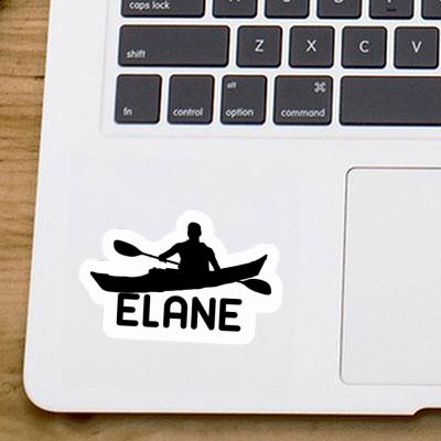 Sticker Elane Kayaker Notebook Image