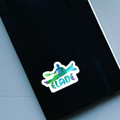 Kayaker Sticker Elane Notebook Image