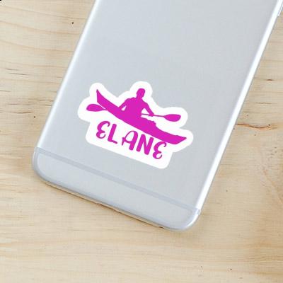 Elane Sticker Kayaker Image