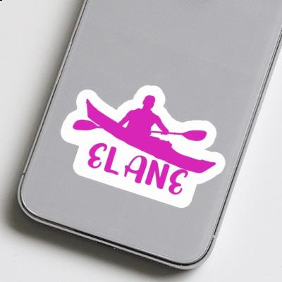 Elane Sticker Kayaker Notebook Image