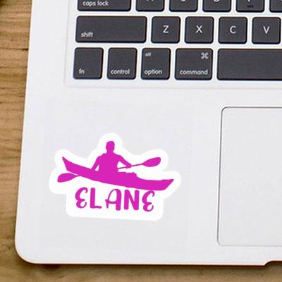 Elane Sticker Kayaker Notebook Image