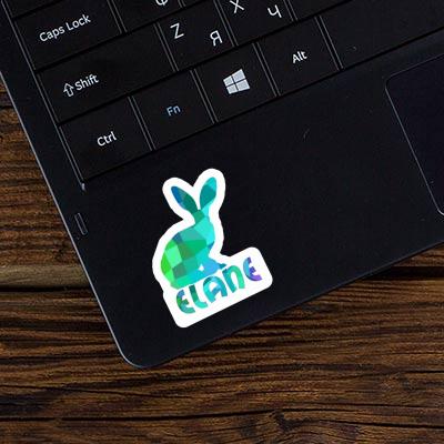 Lapin Autocollant Elane Laptop Image