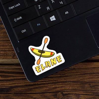 Canoe Sticker Elane Notebook Image