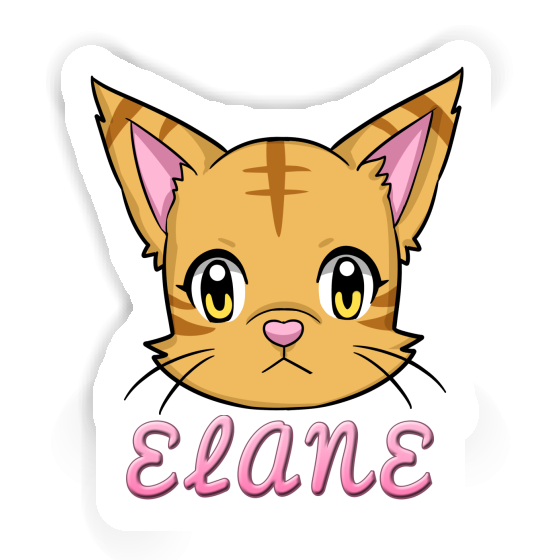 Sticker Cathead Elane Laptop Image