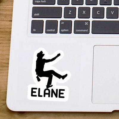 Elane Sticker Kletterer Notebook Image