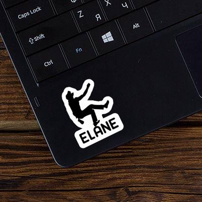 Climber Sticker Elane Laptop Image