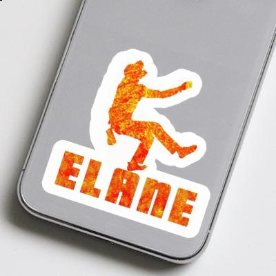 Climber Sticker Elane Laptop Image