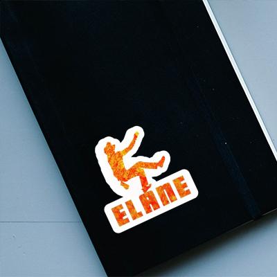 Climber Sticker Elane Laptop Image