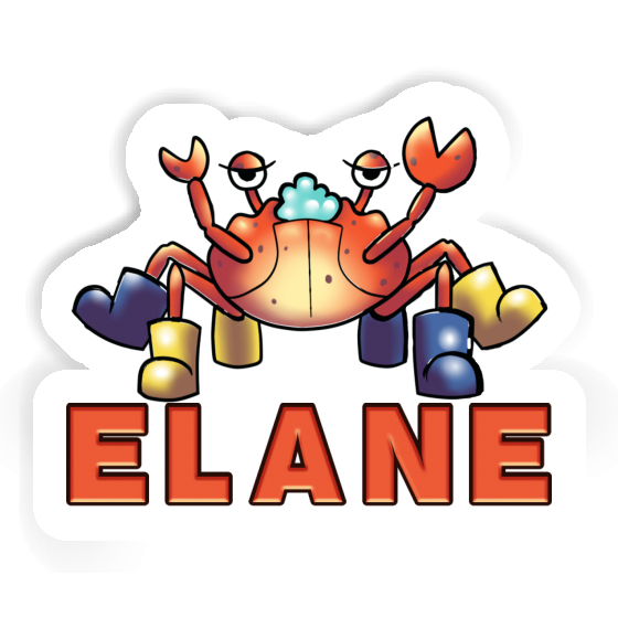 Autocollant Crabe Elane Notebook Image