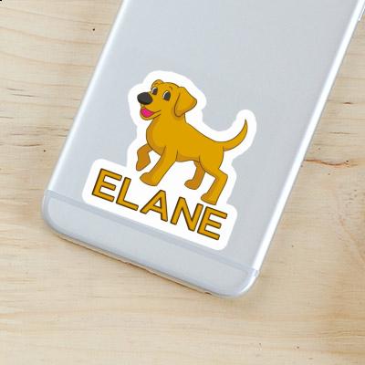 Elane Autocollant Labrador Gift package Image