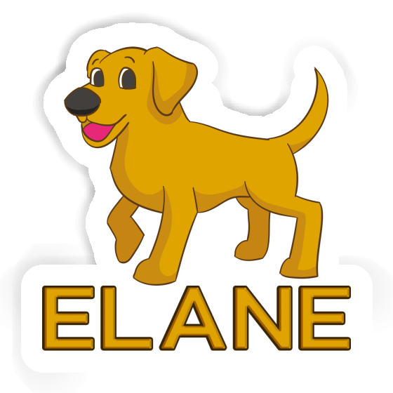 Dog Sticker Elane Image