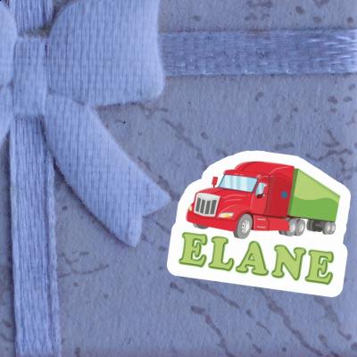 Elane Sticker Truck Laptop Image