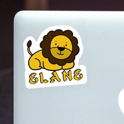 Autocollant Elane Lion Laptop Image