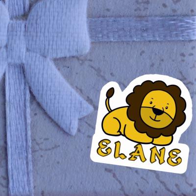 Sticker Elane Lion Notebook Image