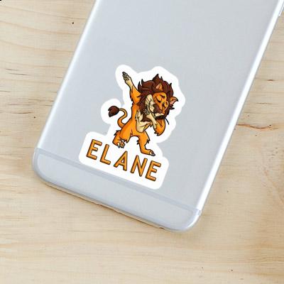 Lion Autocollant Elane Notebook Image