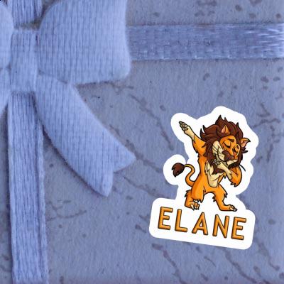 Lion Autocollant Elane Notebook Image