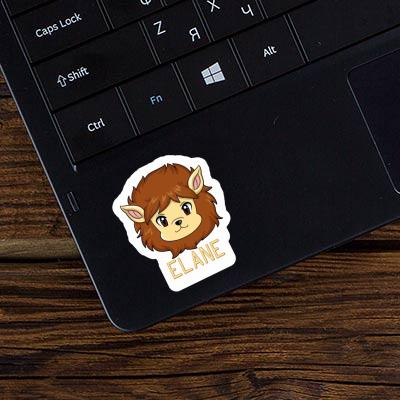 Sticker Elane Lionhead Laptop Image