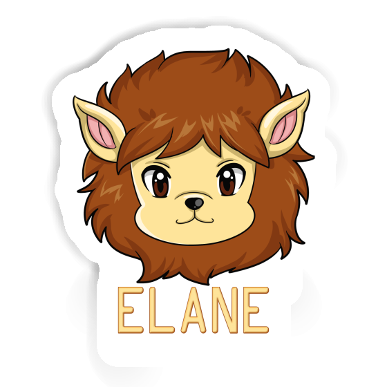 Sticker Elane Lionhead Notebook Image