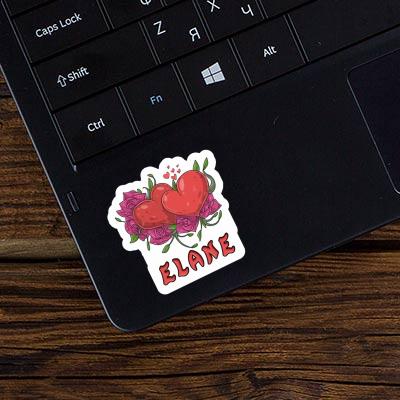 Elane Sticker Herz Laptop Image