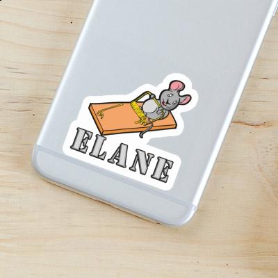 Elane Sticker Fitness Mouse Notebook Image