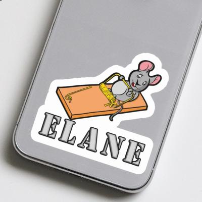 Elane Sticker Fitness Mouse Notebook Image