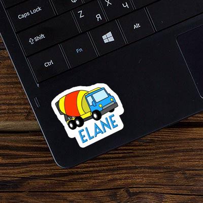 Sticker Mischer-LKW Elane Laptop Image