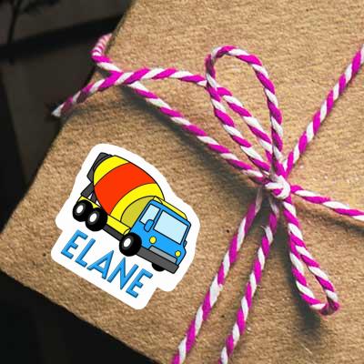 Mixer Truck Sticker Elane Laptop Image