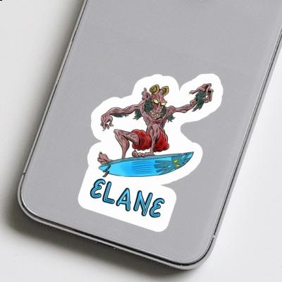 Elane Autocollant Surfeur Laptop Image