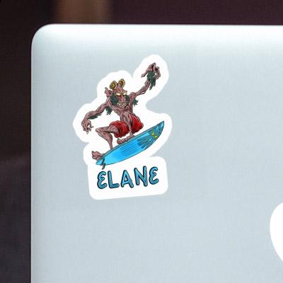 Elane Autocollant Surfeur Image