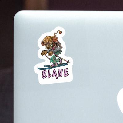 Sticker Telemarker Elane Laptop Image