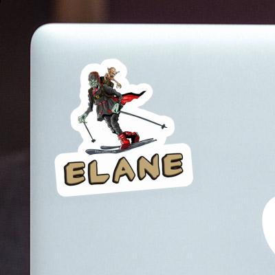 Sticker Telemarker Elane Laptop Image