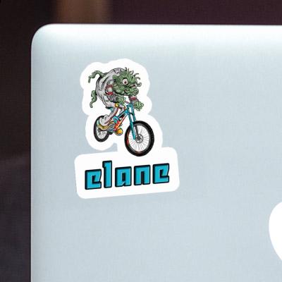 Elane Sticker Downhill Biker Notebook Image