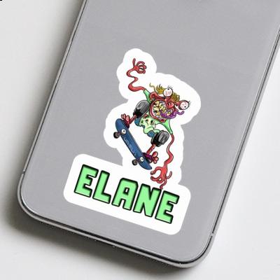 Sticker Skateboarder Elane Image