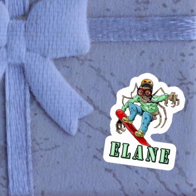 Snowboardeur Autocollant Elane Gift package Image