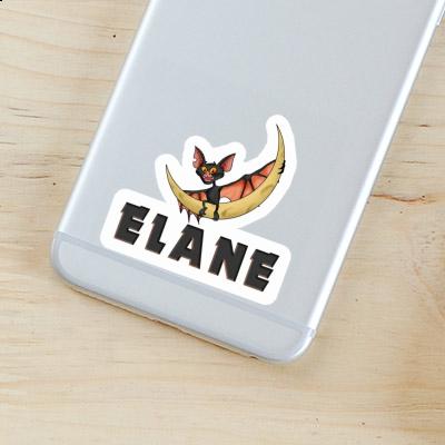 Sticker Fledermaus Elane Notebook Image