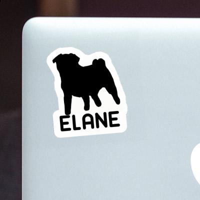 Sticker Elane Pug Notebook Image