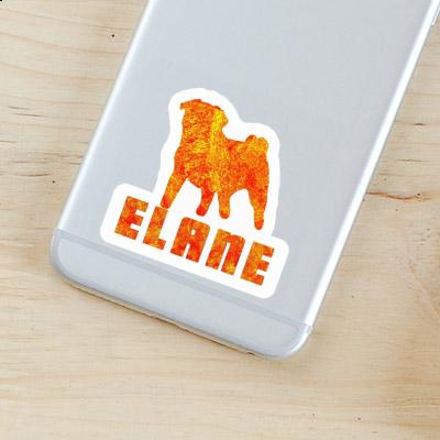 Pug Sticker Elane Image