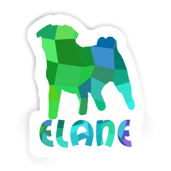 Aufkleber Mops Elane Gift package Image