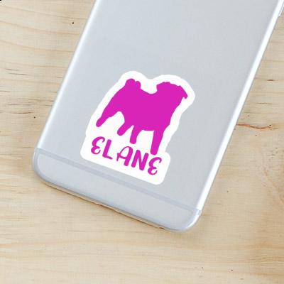 Pug Sticker Elane Gift package Image