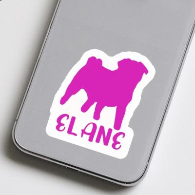 Pug Sticker Elane Image