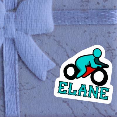 Sticker Elane Motorbike Driver Image