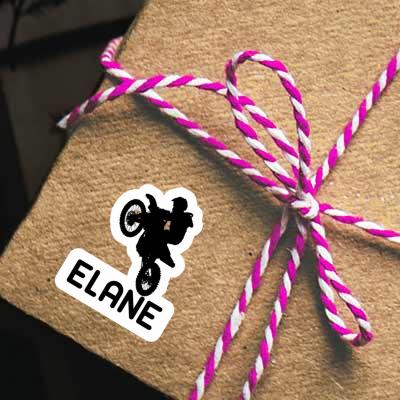 Elane Sticker Motocross Rider Laptop Image