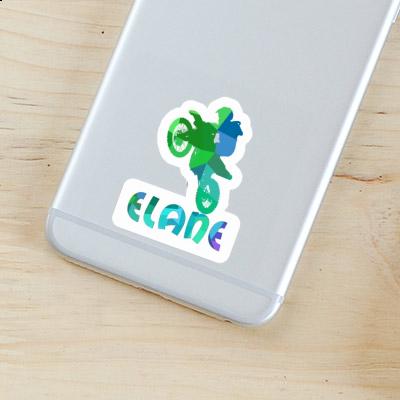 Elane Sticker Motocross-Fahrer Image