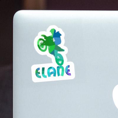 Motocross Jumper Sticker Elane Laptop Image