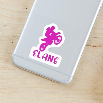 Motocross-Fahrer Sticker Elane Notebook Image