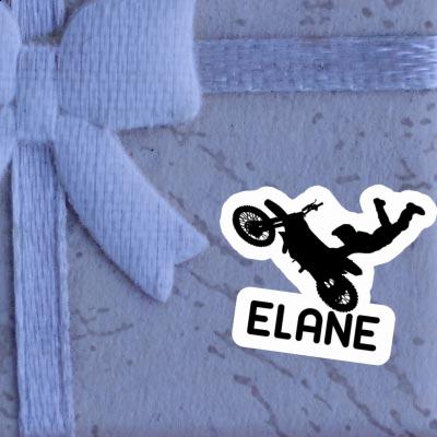 Elane Sticker Motocross Rider Notebook Image