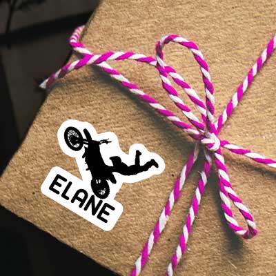 Elane Sticker Motocross Rider Laptop Image